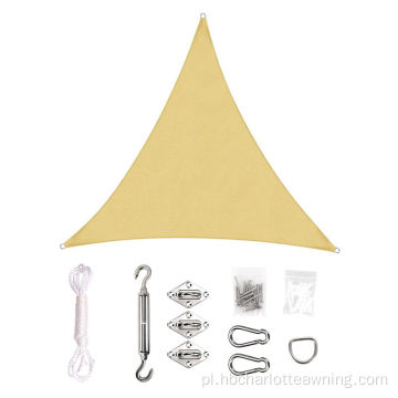 Triangle Outdoor Shade Sail in Beige